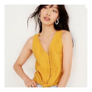 {Madewell} TeXTURE & THREAD Marigold Tank! Small